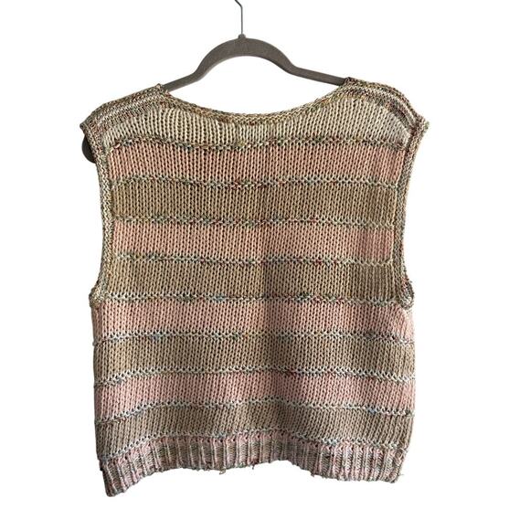 Thoroughbreds by Pronto Knit Sweater Vest Vintage Preppy Academia size Small - Picture 5 of 8